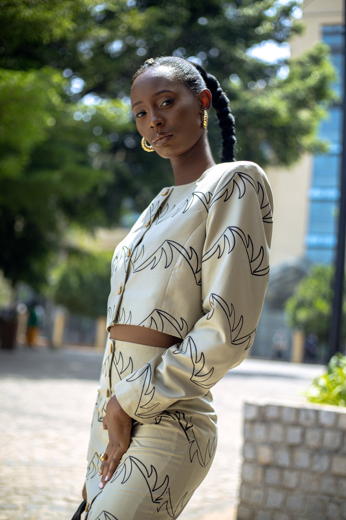 Cropped ibaba jacket