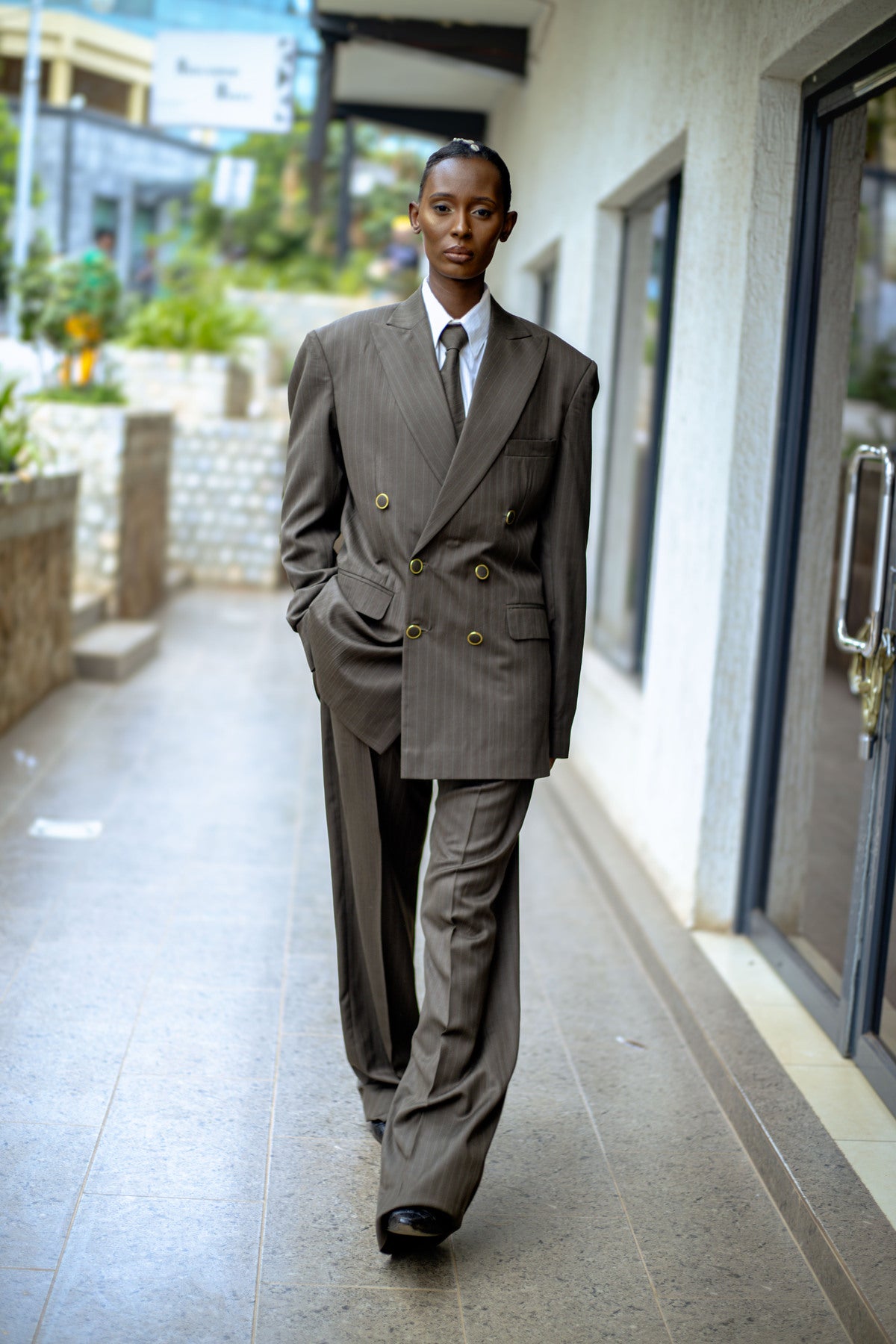 Izubaa pencilled trousers